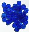 40 10mm Transparent Sapphire Disk Beads